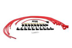 ACCEL - ACCEL 4041R Universal Super Stock Spark Plug Wire Set 90-DEG Boots 8mm Red - Image 3