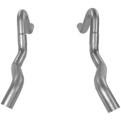 Flowmaster - Flowmaster 15819 Prebent Exhaust Tailpipe Kit 3.0" Rear Exit PAIR Aluminized - Image 2