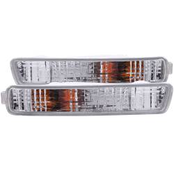Anzo USA Clear Lens Front Bumper/Turn Signal Light Set Honda Accord 511008