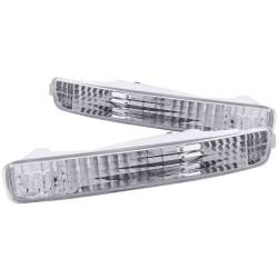 Anzo USA Clear Lens Front Bumper/Turn Signal Light Set Honda Accord 511009
