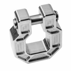 Royal Hooks - Royal Hooks Royal Show Shackle D-Ring Hook Raw Aluminum Pair RHO-12017-RW-2 - Image 1