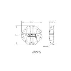 B&M - B&M 10306 Differential Cover for Dodge Mitsubishi & Ram - Image 2