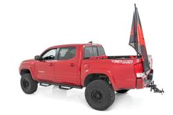 Rough Country Suspension Systems - Rough Country Bed Rail Mount Flag Pole Holder w/Pole Black 117503 - Image 2