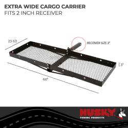 Husky Towing - Husky Towing Hitch Mounted Cargo Carrier Basket 81148 - Image 2