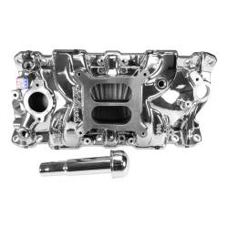 Edelbrock - Edelbrock 2703-CP Performer EPS Intake Manifold w/Oil Fill Tube - Image 1