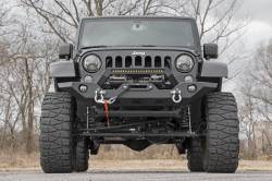Rough Country Suspension Systems - Rough Country Heavy Duty Front Winch Bumper Black for Jeep JK/JL/JT 10596 - Image 3