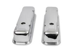 Mr Gasket - Mr Gasket 9805 Valve Cover Chrome Plated Baffled Pair for Pontiac - Image 2