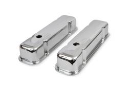 Mr Gasket - Mr Gasket 9805 Valve Cover Chrome Plated Baffled Pair for Pontiac - Image 3
