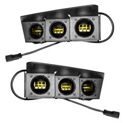 Oracle Lighting - Oracle 5890-006 2021-2024 Ford Bronco Triple LED Fog Light Kit for Steel Bumper - Image 2