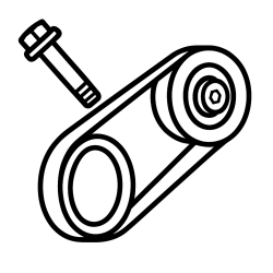 Engine & Components - Pulleys, Belts & Tensioners