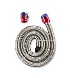 Mr Gasket - Mr Gasket 1526 Steel Braided Fuel Line Kit Universal Tube ID3/8 L-3' ALL - Image 2