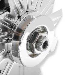 Mr Gasket - Mr Gasket 5123 Alternator 80 Amp. Chrome Plated Single Groove Pulley for GM - Image 2