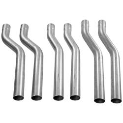 Flowmaster - Flowmaster 15926 Exhaust S-Bends 2.5" Dia. Tube Various Offsets Set of 6 - Image 1