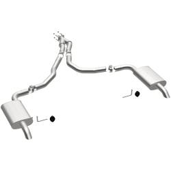 MagnaFlow Exhaust Products - MagnaFlow 16710 Street Series Stainless Cat-Back System for 75-79 Corvette - Image 2