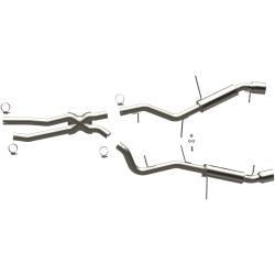 MagnaFlow 16542 Stainless Cat-Back Performance Exhaust System Bmw