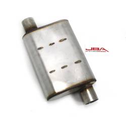 JBA Headers 2.5" Offset/Offset Chambered 304 Stainless Steel Muffler 40-251300