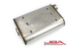 JBA Headers 2.5" Offset/Offset Chambered 304 Stainless Steel Muffler 40-251400