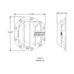 B&M - B&M 12312 Differential Cover for Jeep 3.6 3.8 - Image 4