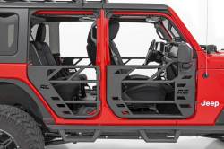 Rough Country Suspension Systems - Rough Country Rear Steel Tube Doors Black for Jeep JL/JT 10618 - Image 2