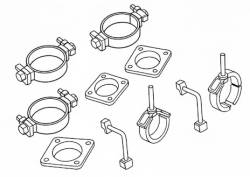 Exhaust - Exhaust Clamps, Flanges & Hangers