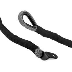 Mishimoto - Mishimoto BNWN-SR-38-85KGR Borne Off-Road Winch Rope w/Hook & Tether Grey - Image 2