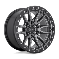 Fuel 1PC - Fuel Off RoadWheel D680 REBEL 20x9 6x135 1mm Matte Gunmetal & Black D68020908950 - Image 1
