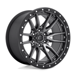 Fuel 1PC - Fuel Off RoadWheel D680 REBEL 20x10 6x135 -18mm Matte Gunmetal & Black D68020008 - Image 1