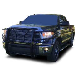 Black Horse Off Road - Black Horse RU-TOTU07-B-PLFR HD Grille Guard w/5.3" LED's Toyota Tundra/Sequoia - Image 1