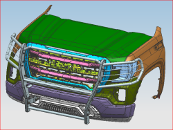 Black Horse Off Road - Black Horse 17GS11MA Black Grille Guard for 19-21 GMC Sierra 1500 - Image 2