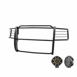 Black Horse Off Road - Black Horse 17FR20MA-PLB Black Grille Guard w/LED for Ranger - Image 1