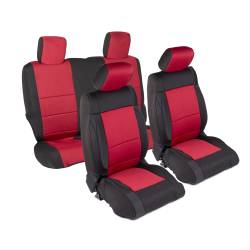 Smittybilt - Smittybilt 471530 Neoprene Seat Cover Set Red for 13-18 Jeep Wrangler JK 2DR - Image 1