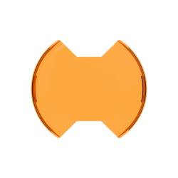 KC Hilites - KC HiLiTES 5208 SlimLite 8" LED Light Shield Amber - Image 1