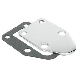 Mr Gasket 1515 Fuel Pump Block-Off Plate Chrome Plated