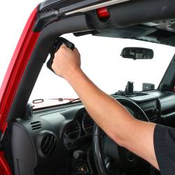 Smittybilt - Smittybilt 76931 Aluminum Front Grab Handles for 07-18 Jeep Wrangler JK - Image 5