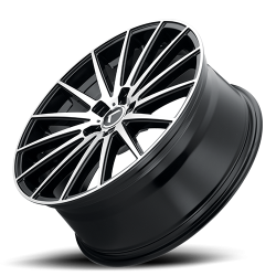 Kraze - Kraze 183 Spectra 20x8.5 5x110/5.0 38mm Black/Machined KR183-2860BM38 - Image 2