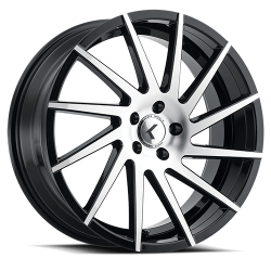 Kraze - Kraze 183 Spectra 18x8 5x115/120 40mm Black/Machined KR183-8818BM40 - Image 1
