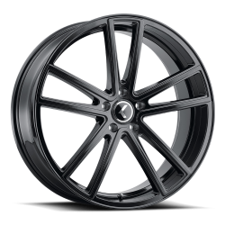 Kraze - Kraze KR143 Epic 22x9.5 6x135/5.5 30mm Black/Machined KR143-22937BM30 - Image 1