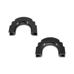 IAG Performance - IAG Performance IAG-BDY-F3050 I-Line Rear Bumper Black TPE Tow Loop Cover Pair - Image 2