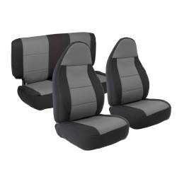 Smittybilt - Smittybilt 471222 Neoprene Seat Cover Set Gray for 97-02 Jeep Wrangler TJ - Image 18