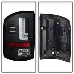 Spyder Auto - Spyder Auto 5083777 Black/Clear LED Taillights for 16-17 GMC Sierra - Image 2