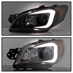 Spyder Auto - Spyder Auto Light Bar Headlights Black/Clear for 06-07 WRX 5083913 - Image 2