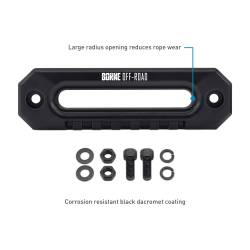 Mishimoto - Mishimoto BNWN-10-SPK Borne Off-Road 10K Winch Pink Synthetic Rope - Image 2