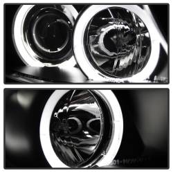 Spyder Auto - Spyder Auto 5009005 Black/Clear LED Halo Projector Headlights - Image 6