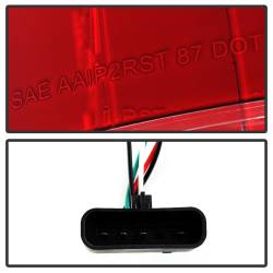 Spyder Auto - Spyder Auto 5001375 LED Red/Clear Taillights - Image 3