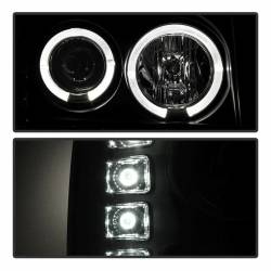 Spyder Auto - Spyder Auto 5010605 Black/Clear Halo Projector Headlights for 07-13 GMC Sierra - Image 7