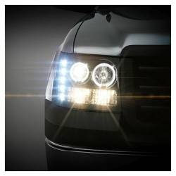 Spyder Auto - Spyder Auto 5010605 Black/Clear Halo Projector Headlights for 07-13 GMC Sierra - Image 8