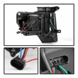 Spyder Auto - Spyder Auto DRL Projector Headlights Black/Clear 09-14 Ford F150 5077592 - Image 6