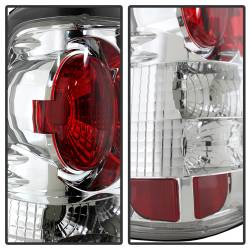 Spyder Auto - Spyder Auto 5001993 Chrome/Clear Euro Taillights for 99-02 Silverado/Sierra - Image 3