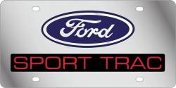 Eurosport Daytona - Eurosport Daytona 1515-1 Stainless License Plate Ford Sport Trac Logo - Image 1