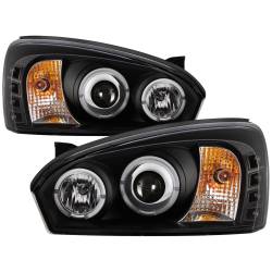 Spyder Auto - Spyder Auto 5042675 Black/Clear LED Halo Projector Headlights for 04-07 Malibu - Image 1